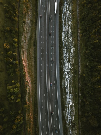 路面航空摄影